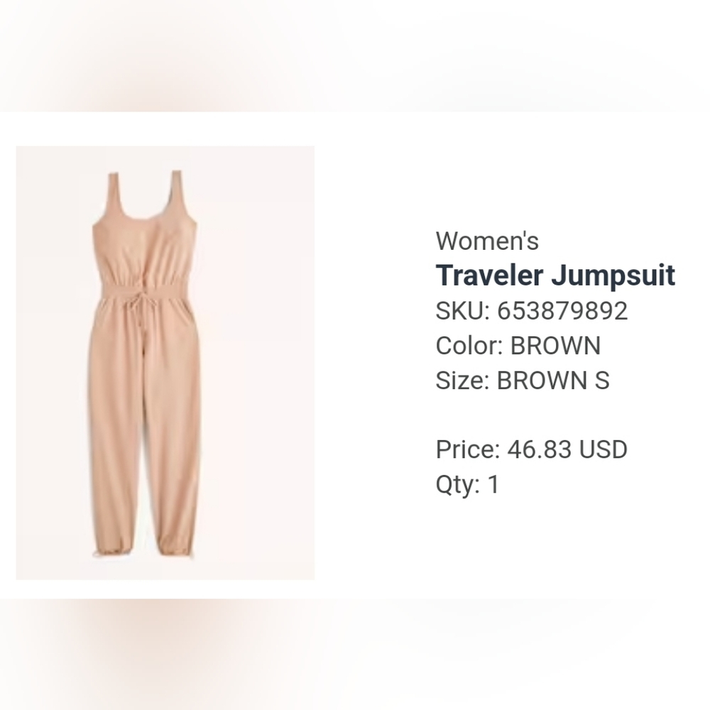 Abercrombie & Fitch Traveler Jumpsuit